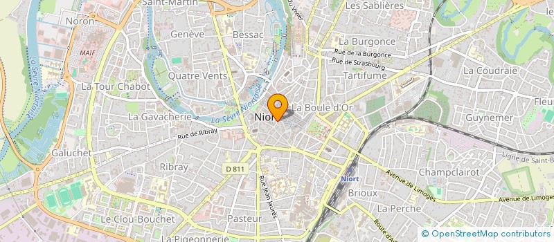 localisation de l'entreprise SYND COPROP. RESIDENCE LE STUDIUM  NIORT