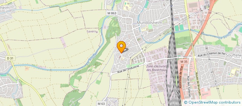 localisation de l'entreprise SYND COPROP RESIDENCE LE VOLTAIRE  MUNDOLSHEIM