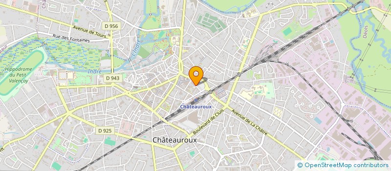 localisation de l'entreprise SYND COPROP RESIDENCE LE VOLTAIRE à CHATEAUROUX