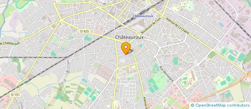 localisation de l'entreprise SYND COPROP RESIDENCE LES AUBRAYS à CHATEAUROUX