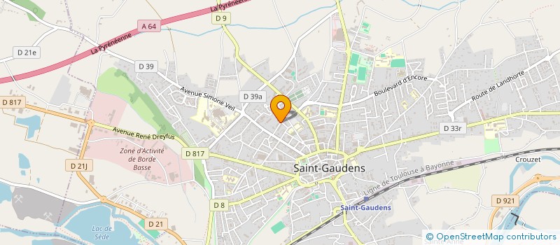 localisation de l'entreprise SYND COPROP RESIDENCE LES CHENES VERTS à SAINT-GAUDENS