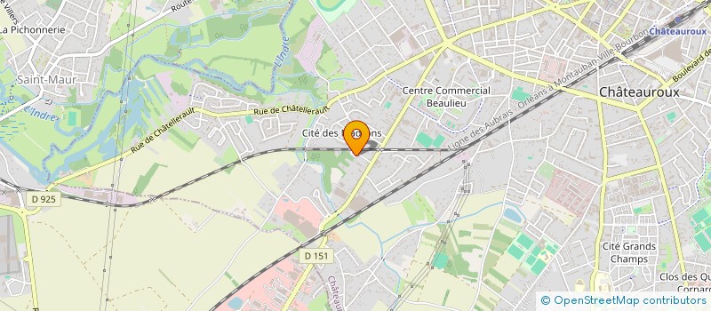 localisation de l'entreprise SYND COPROP RESIDENCE LES LUCIOLES à CHATEAUROUX
