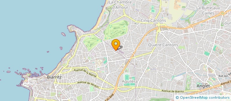 localisation de l'entreprise SYND COPROP RESIDENCE LES MIMOSAS  ANGLET
