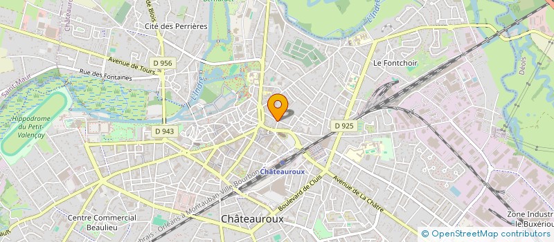 localisation de l'entreprise SYND COPROP RESIDENCE LEZERAT à CHATEAUROUX