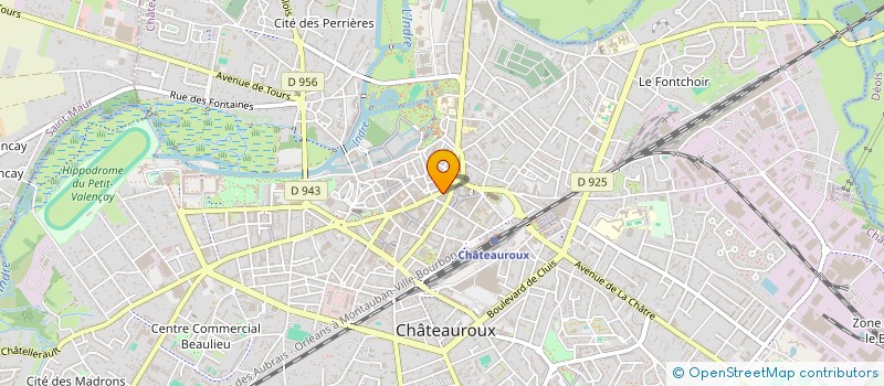localisation de l'entreprise SYND COPROP RESIDENCE LYAUTEY à CHATEAUROUX