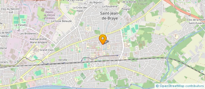 localisation de l'entreprise SYND COPROP RESIDENCE MAIRIE  SAINT-JEAN-DE-BRAYE