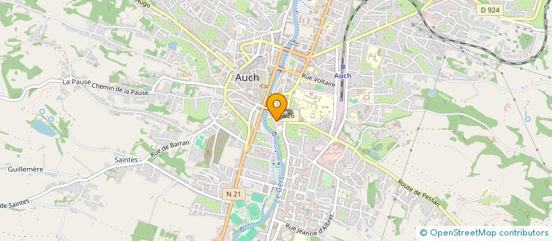 localisation de l'entreprise SYND COPROP RESIDENCE MARLYSE  AUCH