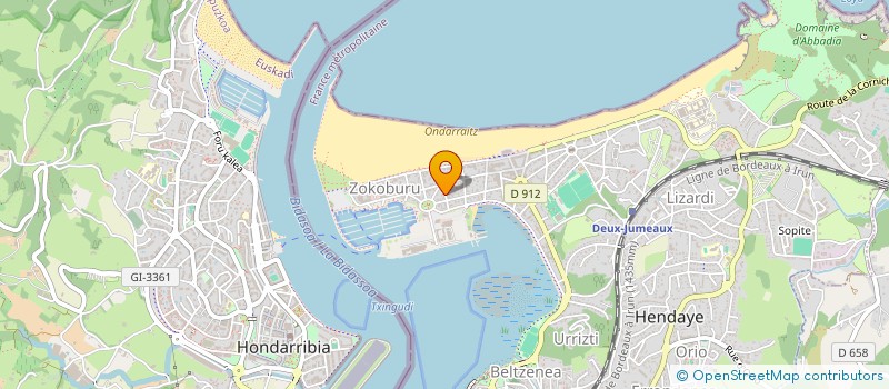 localisation de l'entreprise SYND COPROP RESIDENCE MARTXUCA  HENDAYE