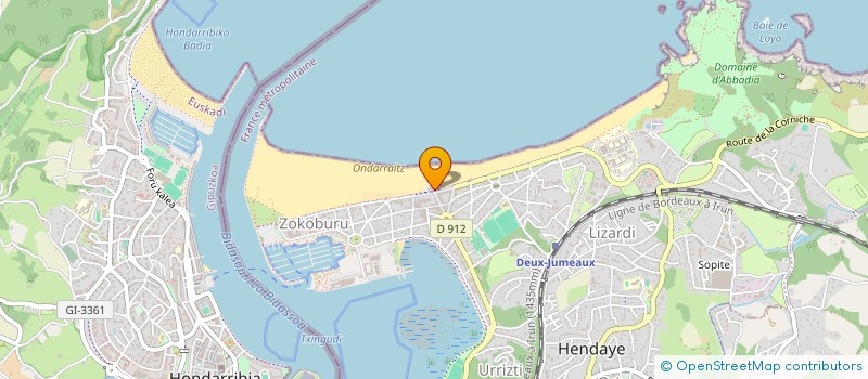 localisation de l'entreprise SYND COPROP RESIDENCE NEPTUNE  HENDAYE