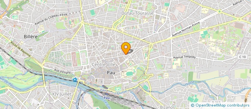 localisation de l'entreprise SYND COPROP RESIDENCE ORION à PAU