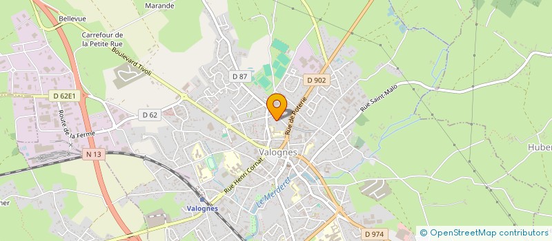 localisation de l'entreprise SYND COPROP RESIDENCE PARC DE PLAISANCE  VALOGNES