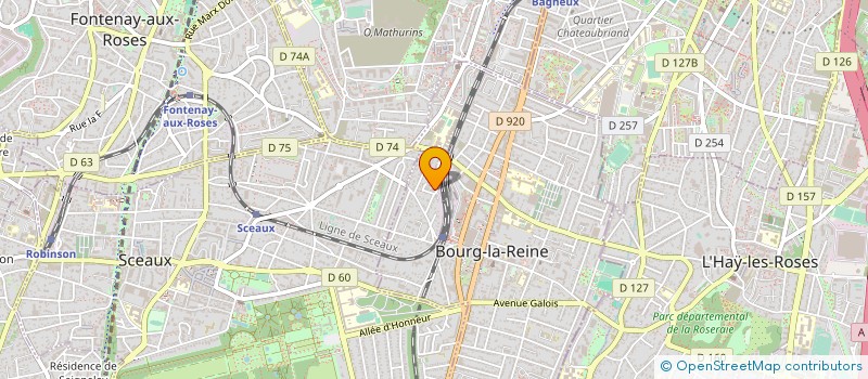 localisation de l'entreprise SYND COPROP RESIDENCE PIERRE LOTI à BOURG-LA-REINE