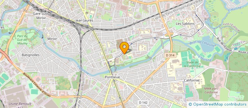 localisation de l'entreprise SYND COPROP RESIDENCE RIVES II BARRE  LE MANS