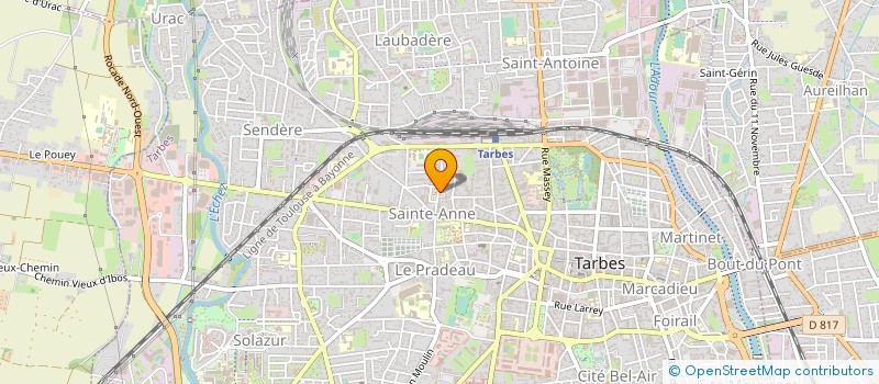 localisation de l'entreprise SYND COPROP RESIDENCE SOLFERINO II  TARBES