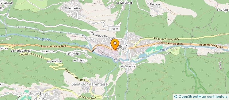 localisation de l'entreprise SYND COPROP RESIDENCE ST ROCH 2  BOZEL