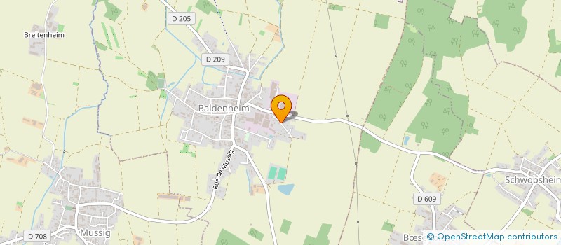 localisation de l'entreprise SYND COPROP RESIDENCE ST URBAIN  KINTZHEIM