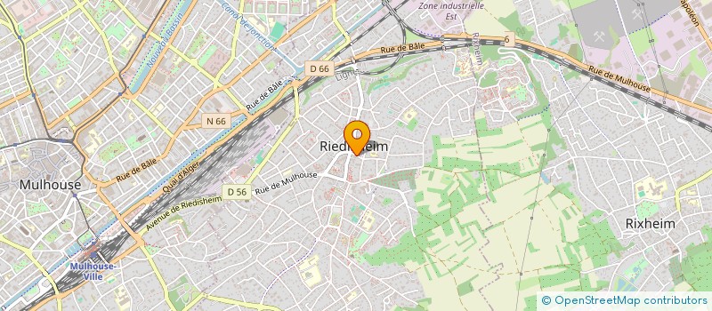 localisation de l'entreprise SYND COPROP RESIDENCE STE CATHERINE  RIEDISHEIM