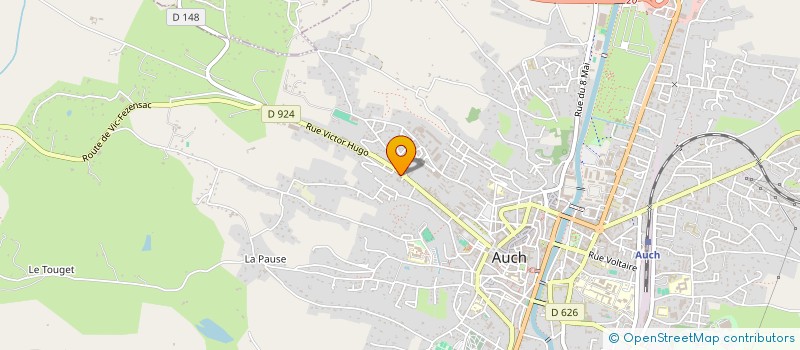 localisation de l'entreprise SYND COPROP RESIDENCE VICTOR HUGO  AUCH