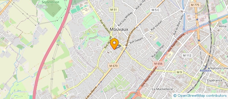 localisation de l'entreprise SYND COPROP RESIDENCE VILLA MARCEAU  MOUVAUX