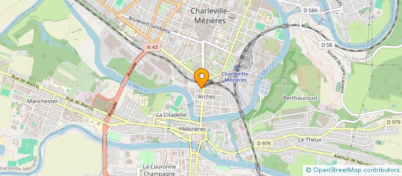 localisation de l'entreprise SYND COPROP RESIDENCE VOLTAIRE  CHARLEVILLE-MEZIERES