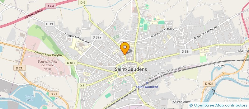 localisation de l'entreprise SYND COPROP RESIDENCES VIOLETTES à SAINT-GAUDENS