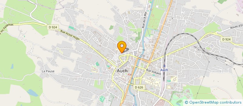 localisation de l'entreprise SYND COPROP ROQUELAURE  AUCH