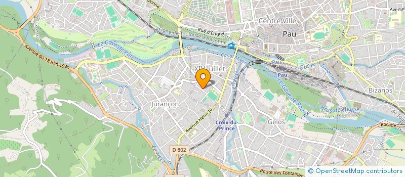 localisation de l'entreprise SYND COPROP ROSELYNE à PAU
