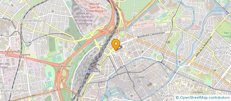 localisation de l'entreprise SYND COPROP RUE FRIESE à STRASBOURG