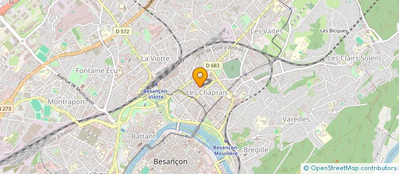 localisation de l'entreprise SYND COPROP RUE LIBERTE  BESANCON