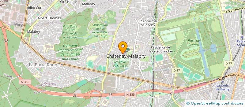 localisation de l'entreprise SYND COPROP SCI DU RU D'AULNAY à CHATENAY-MALABRY