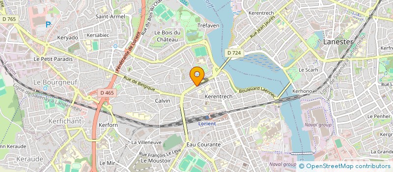 localisation de l'entreprise SYND COPROP SCI NORMANDIE à LORIENT