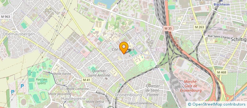 localisation de l'entreprise SYND COPROP SIMRIETH à STRASBOURG