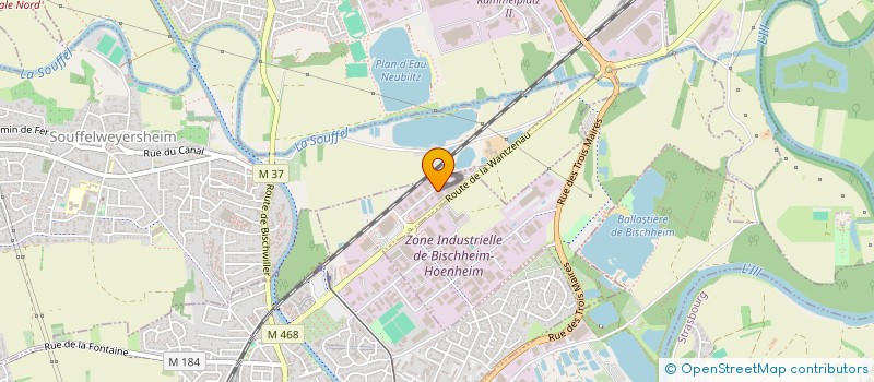 localisation de l'entreprise SYND COPROP TECKNOPARK  HNHEIM