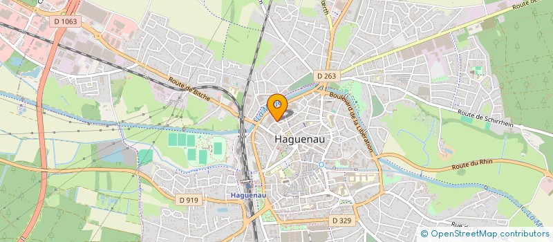 localisation de l'entreprise SYND COPROP TOUR DES CHEVALIERS  HAGUENAU