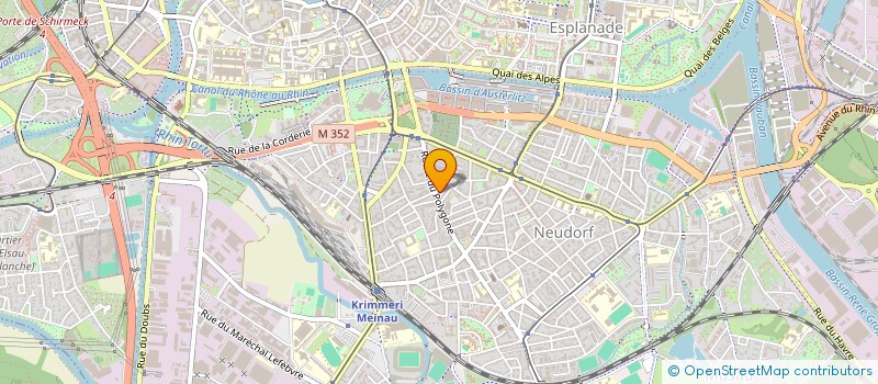localisation de l'entreprise SYND COPROP TRENDEL PIERRE à STRASBOURG
