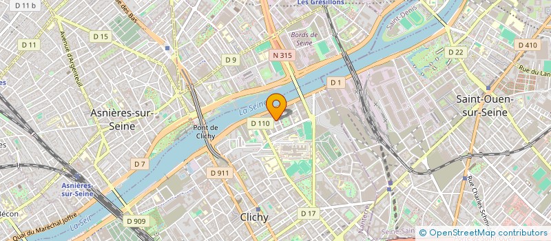 localisation de l'entreprise SYND COPROP UNIVERITY BERGES DE SEINE à CLICHY