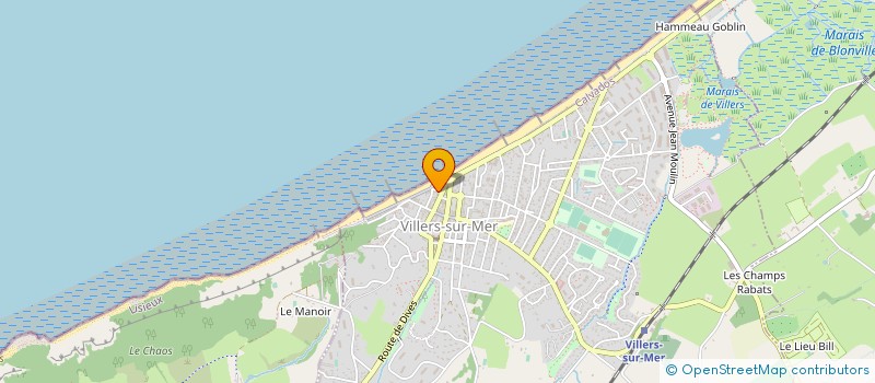 localisation de l'entreprise SYND COPROP VILLA DE LA MER  VILLERS-SUR-MER