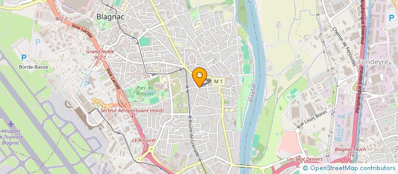 localisation de l'entreprise SYND COPROPEIETE 34 RUE PASTEUR à BLAGNAC