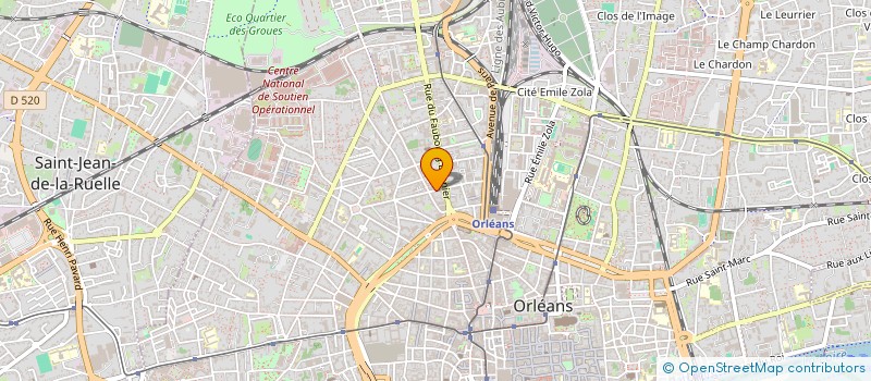 localisation de l'entreprise SYND COPROPIET RESIDENCE CLOS ST HUBERT  ORLEANS