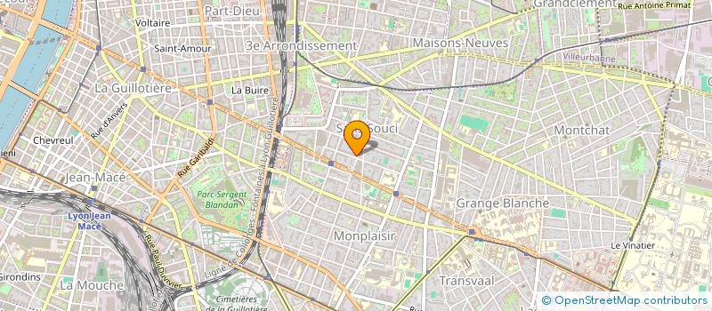 localisation de l'entreprise SYND COPROPIETE LE BEAULIEU  LYON