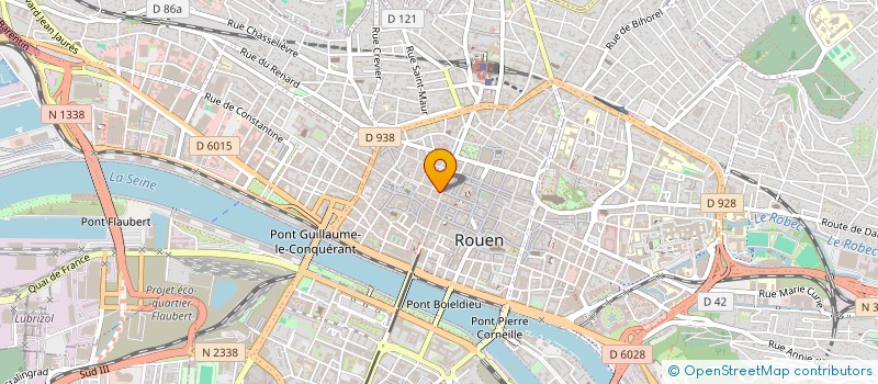 localisation de l'entreprise SYND COPROPR 1 RUE GUILLAUME CONQUERANT à ROUEN