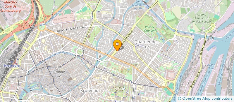 localisation de l'entreprise SYND COPROPR 14 ALL DE LA ROBERTSAU à STRASBOURG