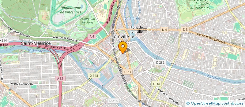 localisation de l'entreprise SYND COPROPR 15 RUE EUGENE JOLY  JOINVILLE-LE-PONT