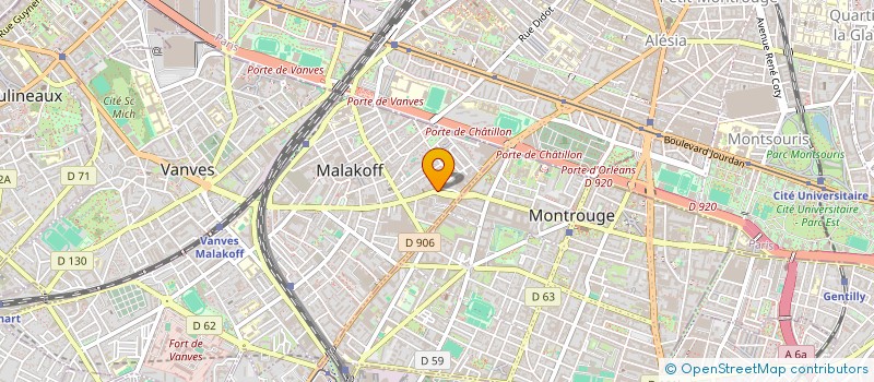 localisation de l'entreprise SYND COPROPR 2 AV GENERAL LECLERC  MALAKOFF