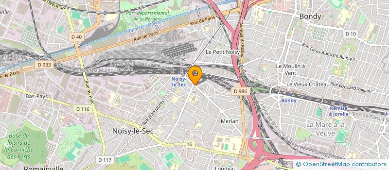 localisation de l'entreprise SYND COPROPR 21 BD REPUBLIQUE à NOISY-LE-SEC