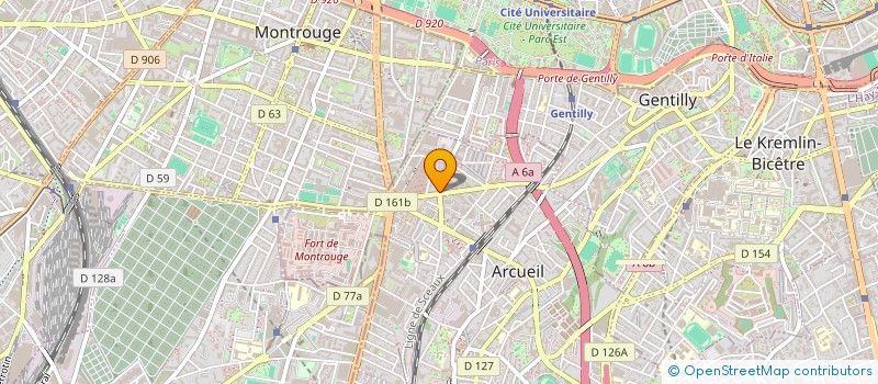 localisation de l'entreprise SYND COPROPR 25 RUE LENINE à ARCUEIL
