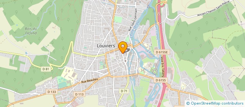 localisation de l'entreprise SYND COPROPR 30 RUE PIERRE MENDES FRANCE  LOUVIERS