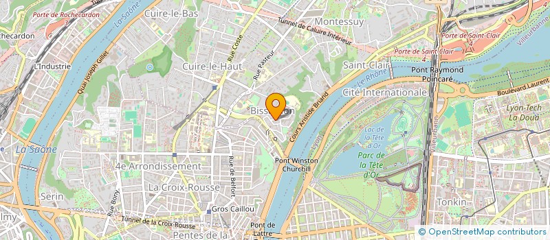 localisation de l'entreprise SYND COPROPR 4 RUE DE L ORANGERIE à CALUIRE-ET-CUIRE