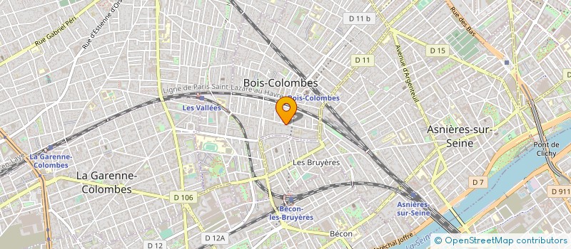 localisation de l'entreprise SYND COPROPR 45-49 RUE JEAN JAURES à BOIS-COLOMBES