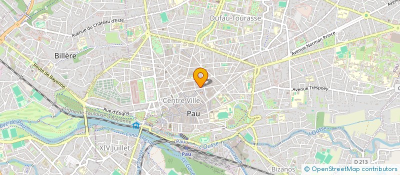 localisation de l'entreprise SYND COPROPR 56 RUE GUICHENNE à PAU